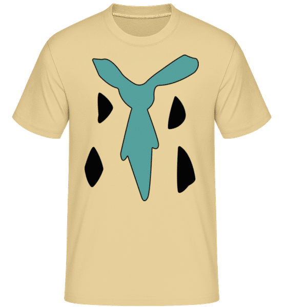 Aperçu: Fred Flintstone -  T-Shirt Shirtinator homme - Jaune - Devant