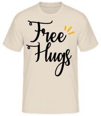 Free Hugs Yellow · Pánske basic tričko