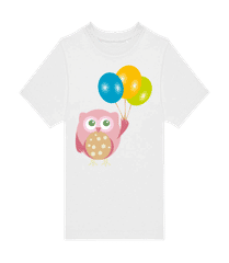 Hibou Mignon Avec Ballons · T-shirt enfants B&C