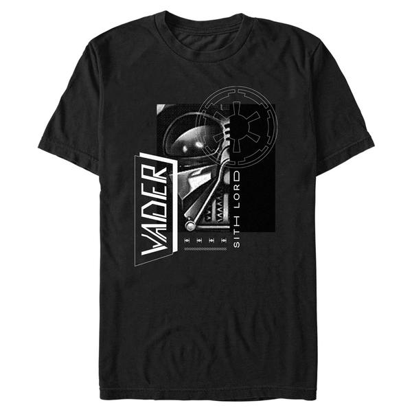 Aperçu: Star Wars - Obi-Wan Kenobi - Darth Vader Sith Lord - Homme T-shirt - Noir - Devant