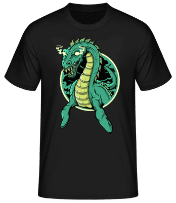 Lochness Monster - Männer Basic T-Shirt - Schwarz - Vorne