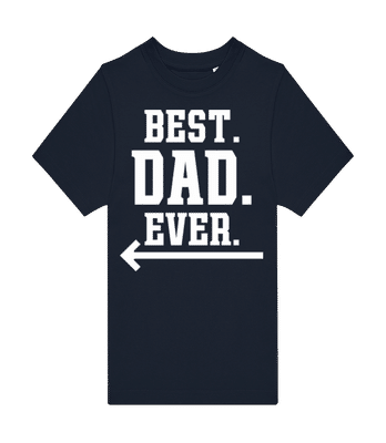 Best Dad Ever - T-shirt homme B&C - Bleu marine - Devant