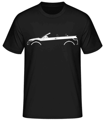 'Range Rover Evo. Con. 2017' Silhouette - Men's Basic T-Shirt - Black - Front