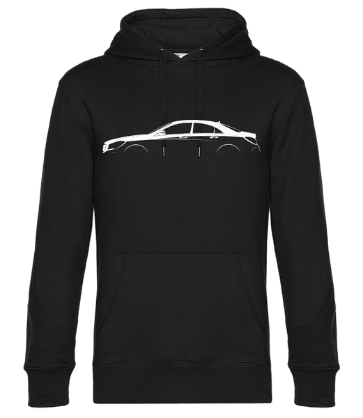 'Mercedes-Benz CLA C117' Silhouette - Sweat à capuche premium Unisexe - Noir - Devant