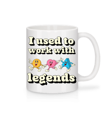 Work With Legends - Tasse - Weiß - Vorne