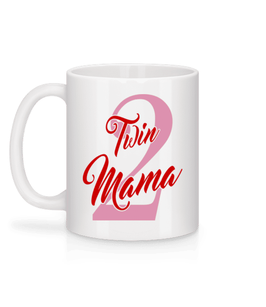 Aperçu: Twin Mama - Mug en céramique blanc - Blanc - Derrière