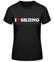 I Love Skiing · Dámské basic tričko