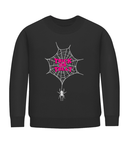Aperçu: Trick Or Treat - Sweatshirt Enfant - Noir - Devant