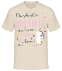 Einhorn Geboren In Januar · Männer Basic T-Shirt