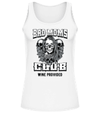 Bad Moms Club - Débardeur Femme - Blanc - Devant