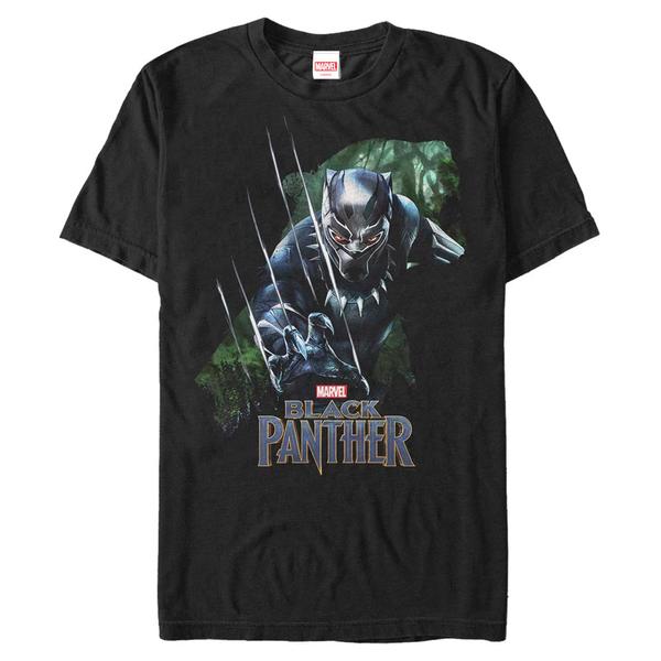 Marvel - Avengers - Black Panther Green Panther - Homme T-shirt - Noir - Devant