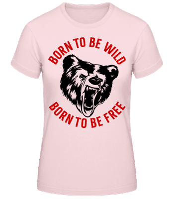 Born To Be Wild Red - Camiseta para mujer B&C - Rosa - delante
