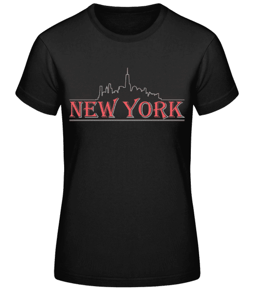 Preview: New York - Women's Basic T-Shirt - Black - Front
