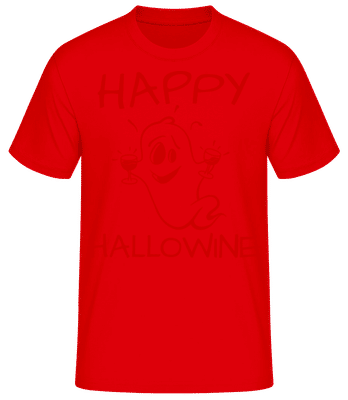 Halloween Duch - Pánské basic tričko - Červená - Napřed