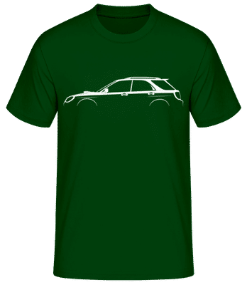 'Subaru Impreza WRX GG 2005' Silhouette - Men's Basic T-Shirt - Bottle green - Front