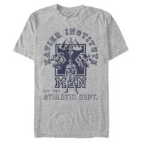 Marvel - X-Men - Group Shot Xmen Blackbird Pilot - Men's T-Shirt - Heather grey - Front