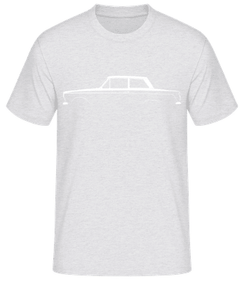 'Ford Cortina Mk I' Silhouette - T-shirt standard Homme - Gris chiné - Devant