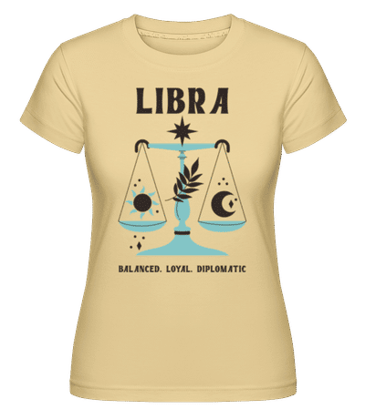 Libra - T-shirt Shirtinator femme - Jaune - Devant