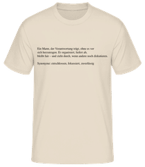 Männername Template · Männer T-Shirt B&C