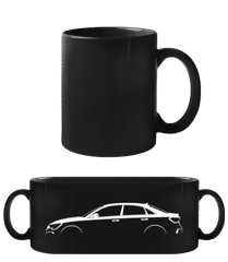 'Audi A3 Sedan (8Y)' Silhouette · Schwarze Tasse