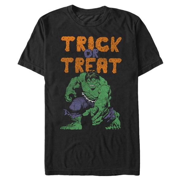 Aperçu: Marvel - Avengers - Hulk Treats - Halloween - Homme T-shirt - Noir - Devant