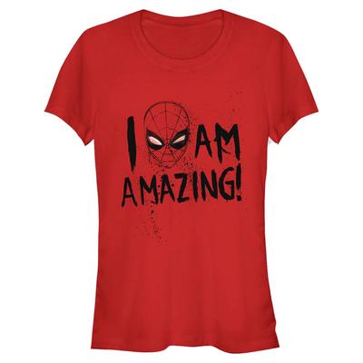 Marvel - Avengers - Spider-Man Amazing Spidey - Femme T-shirt - Rouge - Devant