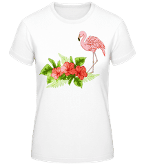 Flamingo In Paradise · T-shirt standard Femme