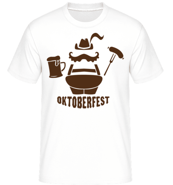Aperçu: Oktoberfest -  T-Shirt Shirtinator homme - Blanc - Devant