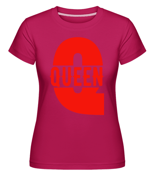 Aperçu: Queen Q -  T-shirt Shirtinator femme - Magenta - Devant
