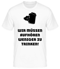 Aufhören Weniger Zu Trinken · Männer T-Shirt B&C