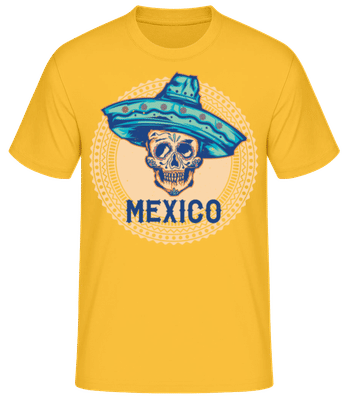 Mexico - Pánské basic tričko - Zlatožlutá - Napřed