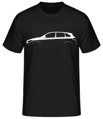 'Mercedes-Benz C63 AMG W204' Silhouette · Men's Basic T-Shirt