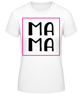 Ma Ma - Women's Basic T-Shirt - White - Front