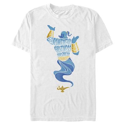 Disney - Aladin - Genie Another All Powerful - Homme T-shirt - Blanc - Devant