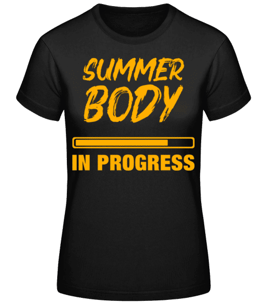 Aperçu: Summer Body in Progress - T-shirt standard Femme - Noir - Devant