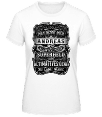 Man Nennt Mich Andreas Schwarz · Frauen T-Shirt B&C