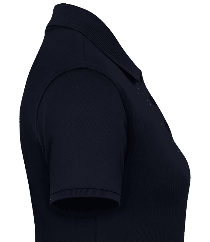 Vorschau: Frauen Poloshirt Slim Fit - Marine - Rechts