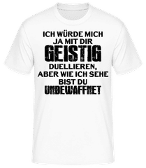 Geistig Duellieren · Männer Basic T-Shirt