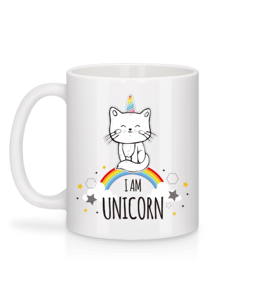Aperçu: I Am Unicorn - Mug en céramique blanc - Blanc - Derrière