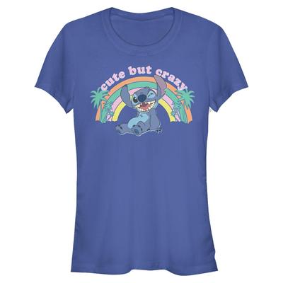 Disney - Lilo & Stitch - Stitch Kawaii - Women's T-Shirt - Royal blue - Front