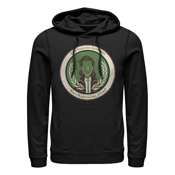 Preview: Marvel - Loki - Loki Badge - Unisex Hoodie - Black - Front