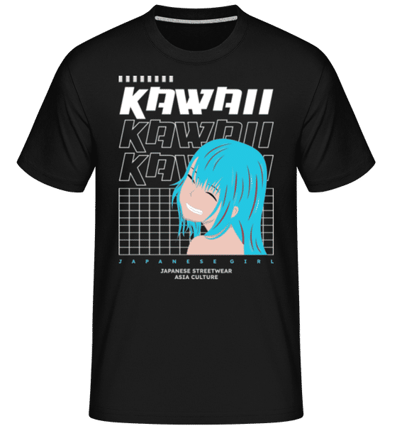 Aperçu: Kawaii -  T-Shirt Shirtinator homme - Noir - Devant