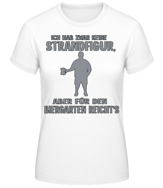 Vorschau: Keine Strandfigur - Frauen T-Shirt B&C - Weiß - Vorne