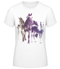 Polaroid Kone - Dámske basic tričko - Biela - Predné