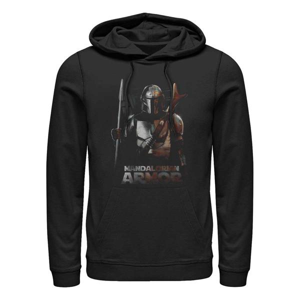 Aperçu: Star Wars - The Mandalorian - Mandalorian MandoMon Epi7 No No - Unisex Sweat à capuche - Noir - Devant