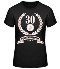 30 Jahre Perlenhochzeit - Frauen Basic T-Shirt - Schwarz - Vorne