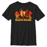 Star Wars - Book of Boba Fett - Skupina Galactic Sunset - Enfant T-shirt - Noir - Devant