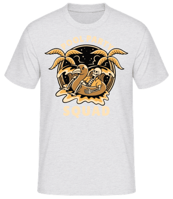 Pool Party Squad - T-shirt standard Homme - Gris chiné - Devant
