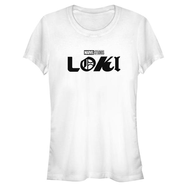 Aperçu: Marvel - Loki - Logo Loki - Femme T-shirt - Blanc - Devant
