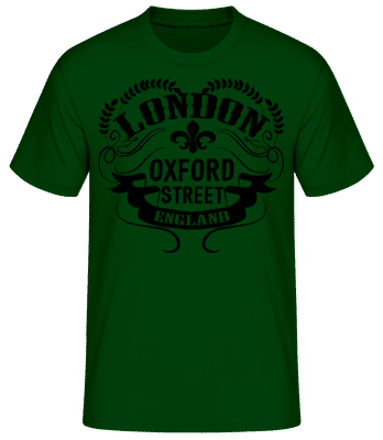 London England Icon - T-shirt standard Homme - Vert bouteille - Devant